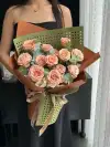 Dopamine hole paper, artificial flowers, fake flowers, festival gift wrapping paper, gift packaging Specification image